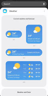 Samsung Weather Widgets